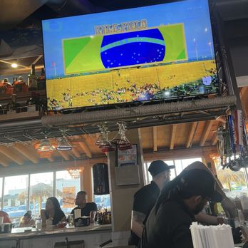 Vida Mariscos - There's large tv's at the bar and in seating area - Seafood Near Me - Katy, Texas