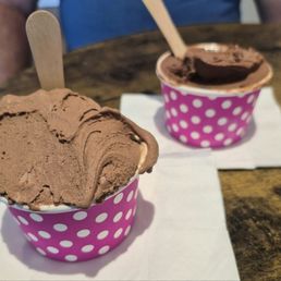 Single  regular cup w polka dots
