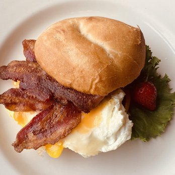 Bashful Bison - bacon, eggs, and lettuce on a bun - Salad Near Me - Rapid City, South Dakota