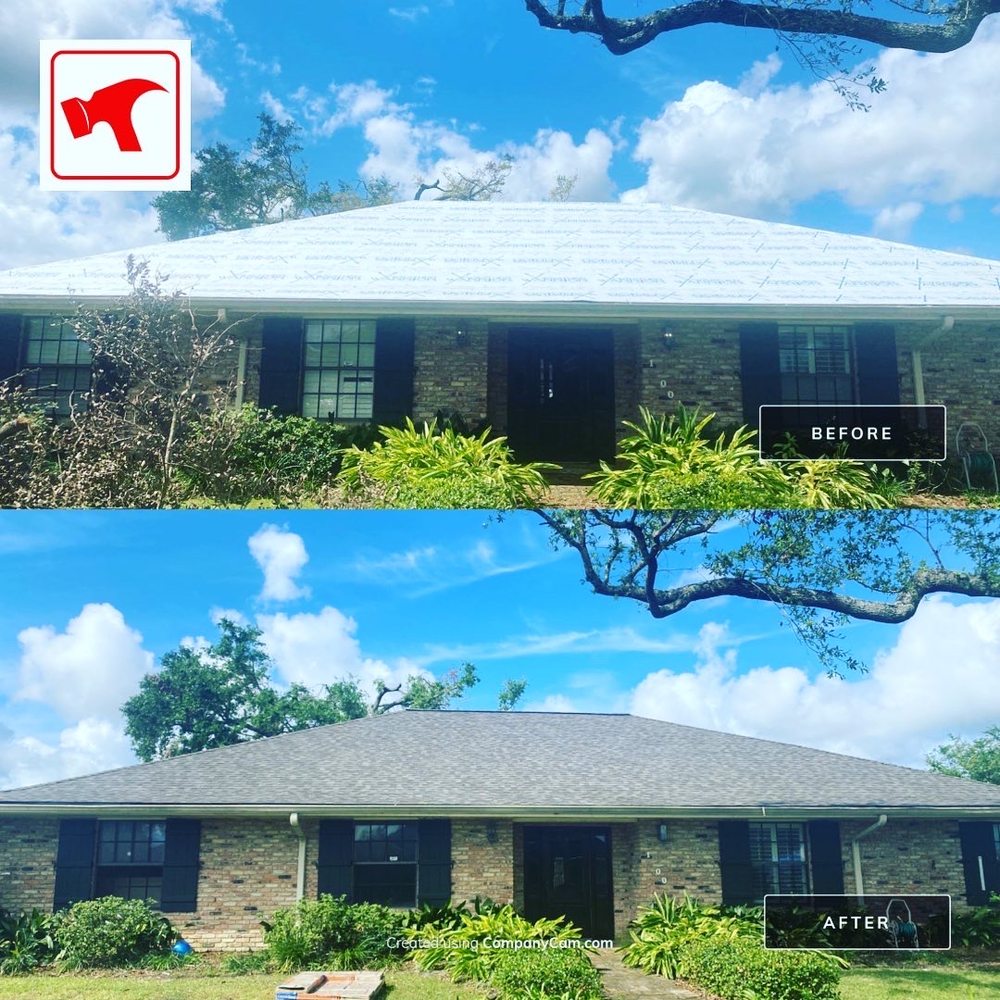 Slide of Red Hammer Roofing