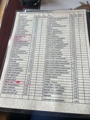 Menu photo 7 Sushi Yoshi Vienna, VA Menu photo 7 Sushi Yoshi Vienna, VA