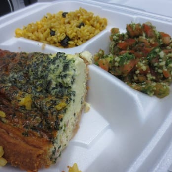 Helena's Magic Kitchen - Spinach and smoked ham quiche + 2 sides. - American Near Me - Toronto, Ontario