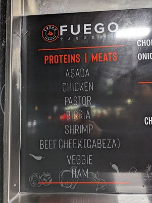 Menu photo 4 Fuego Taqueria Stockton, CA