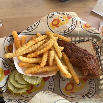 Dave's Hot Chicken - Extra hot chicken strip! - Chicken Shop Near Me - Dublin, California