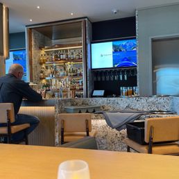Bar area. Bar area.