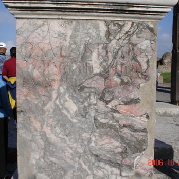 Pompeii Ruins - No idea what it says - VN - Landmarks & Historical Buildings Near Me - Pompei, NA Pompeii Ruins - No idea what it says - VN - Landmarks & Historical Buildings Near Me - Pompei, NA