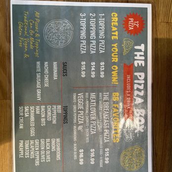 The Brunch Box - Pizza menu - Breakfast & Brunch Near Me - Omaha, Nebraska