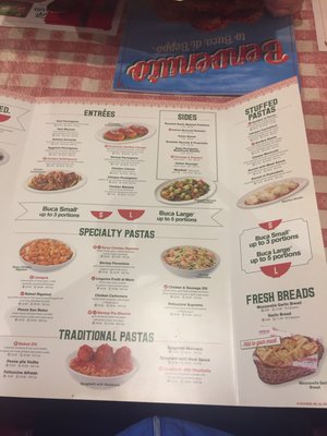 Menu photo 4 Buca di Beppo Italian Restaurant St. Paul, MN