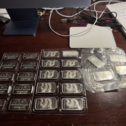 Joe The Jeweler Cash For Gold - 24 one troy oz silver bars,