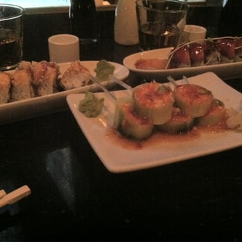 Squid Ink - L-R TAHOE ROLL, PHOENIX ROLL, BELOW COUGAR ROLL - Sushi Bars Near Me - Peoria, Arizona