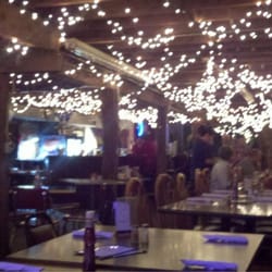 Blue Moon - Inside the restaurant which is a basement
