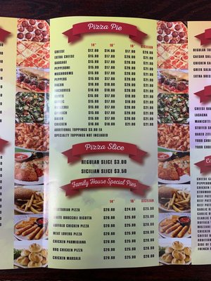 Menu photo 2 Family Pizza Restaurant Bronx, NY Menu photo 2 Family Pizza Restaurant Bronx, NY