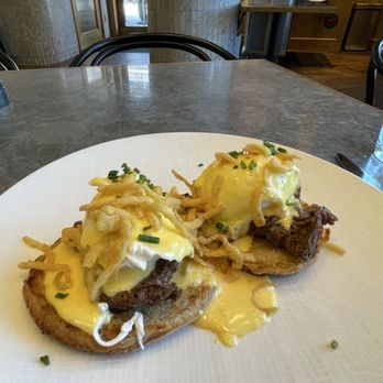 C. Ellet's - Steak Benedict - delicious - Steakhouses Near Me - Atlanta, Georgia