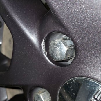 Les Schwab Tire Center - Paint damage around lug nut/stud - Tires Near Me - Lafayette, Colorado Les Schwab Tire Center - Paint damage around lug nut/stud - Tires Near Me - Lafayette, Colorado