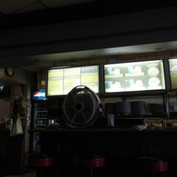 Basile - The inside of Arcade/Restaurant Basile from where I was sitting