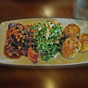 Lumberyard - Double cut bbq pork chop with jicama coldslaw & grill corn on the cob - New American Near Me - Laguna Beach, California