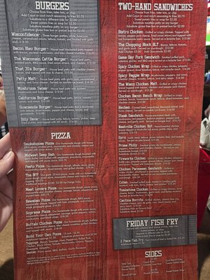 Menu photo 1 Wisco's Bar & Eatery Eau Claire Eau Claire, WI Menu photo 1 Wisco's Bar & Eatery Eau Claire Eau Claire, WI