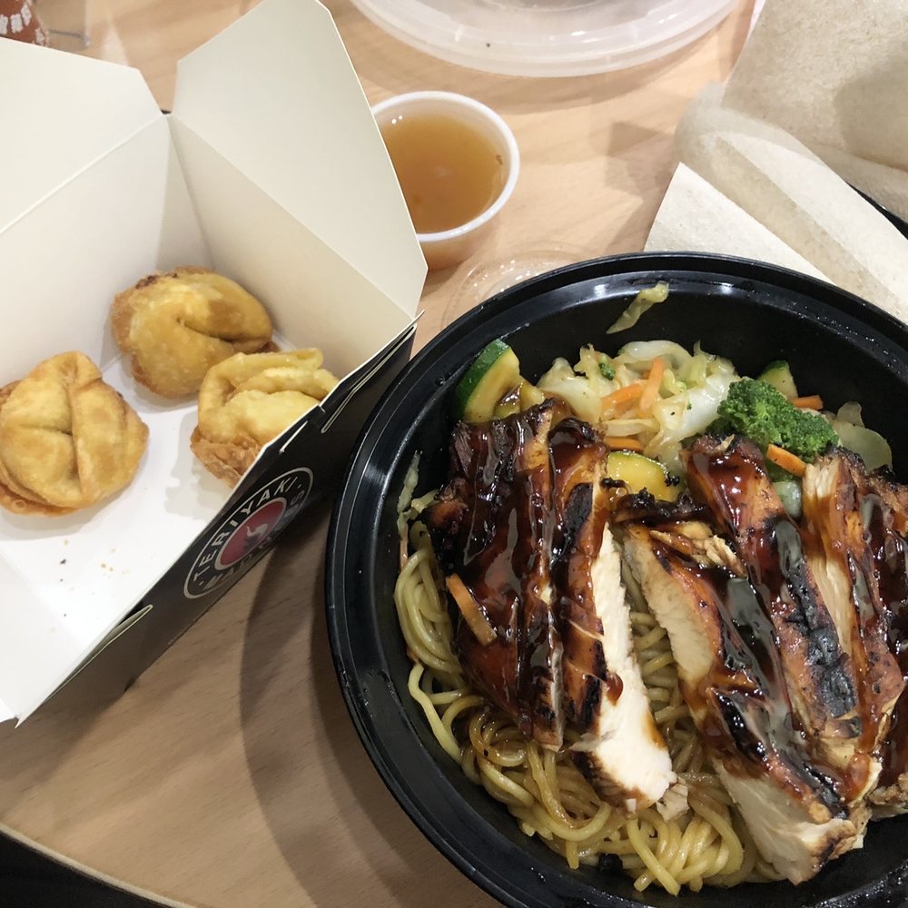 Teriyaki Madness - Grilled Chicken Bowl w/noddles and veggies. Side of Crab Rangoons...Yum! - Japanese Near Me - St. Charles, Illinois Teriyaki Madness - Grilled Chicken Bowl w/noddles and veggies. Side of Crab Rangoons...Yum! - Japanese Near Me - St. Charles, Illinois