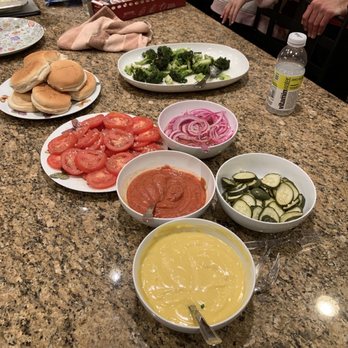 Elite Personal Chefs - Homemade pickles, onions, ketchup and truffle aioli - Caterers Near Me