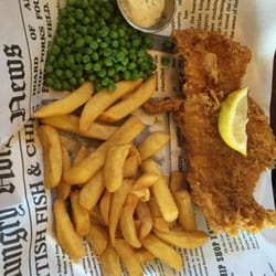 The Oystercatcher - Big Plate fish and chips, really tasty