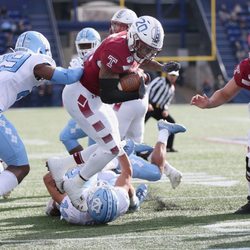 Military Bowl - North Carolina beat Temple, 55-13, in front of a crowd of 24,242 in the 2019 Military Bowl played on December 27, 2019.