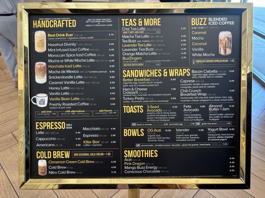 Menu photo 4 Better Buzz Temecula Temecula, CA