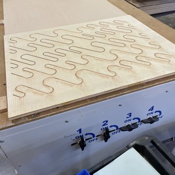 Ogee Millwork LLC - Custom veneer panels with CNC details - Cabinetry Near Me - Richmond, California