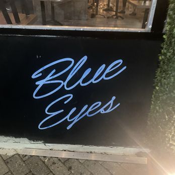 Blue Eyes Restaurant - Exterior sign - Pizza Near Me - Hoboken, New Jersey