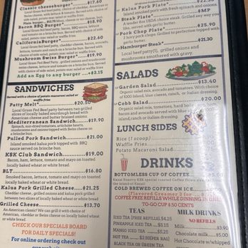 Kountry Style Kitchen Restaurant - Menu 4/3/26 - Breakfast & Brunch Near Me - Ewa Beach, Hawaii Kountry Style Kitchen Restaurant - Menu 4/3/26 - Breakfast & Brunch Near Me - Ewa Beach, Hawaii