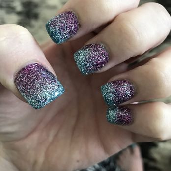 Paris Spa Nails - My pointer finger was cut along with my pinky on my other hand but my nails are pretty. - Nail Salons Near Me - Hanford, California