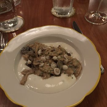 Milton's American Trattoria - Mushroom pasta with foam parmesan - amazing!! - Italian Near Me - Houston, Texas Milton's American Trattoria - Mushroom pasta with foam parmesan - amazing!! - Italian Near Me - Houston, Texas