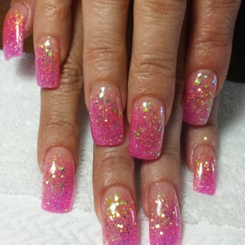Nail Tek and Spa - Beautiful glitter nails by Janna! - Nail Salons Near Me - Meridian, Idaho