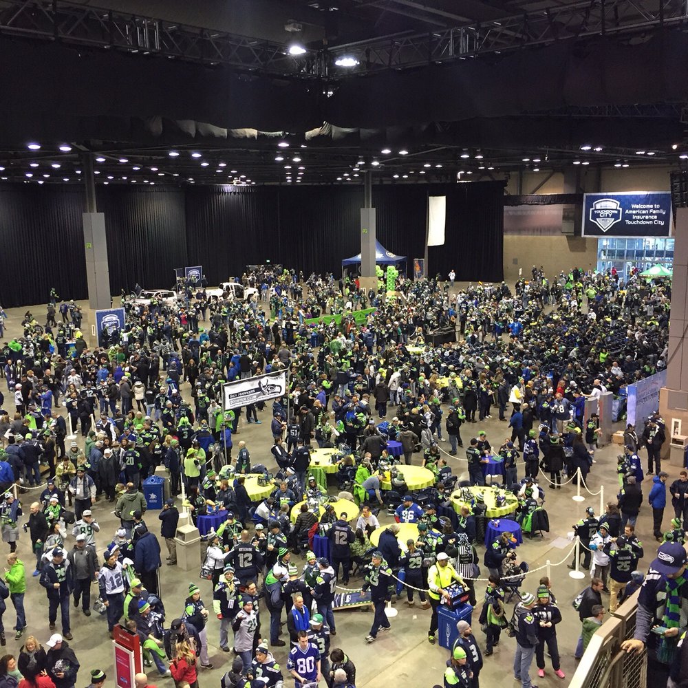 Before kickoff - Seahawks game Before kickoff - Seahawks game