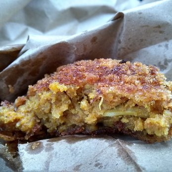 Malabar House Indian Takeout - Inside the chicken cutlet that didn't make it home. Was eaten in the car, lol $1.50. - Indian Near Me - Ottawa, Ontario Malabar House Indian Takeout - Inside the chicken cutlet that didn't make it home. Was eaten in the car, lol $1.50. - Indian Near Me - Ottawa, Ontario