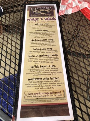 Menu photo 3 Millstone Southern Smoked BBQ Logan, OH