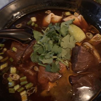 Trendy Dumpling - Beef noodle soup with Biang noodle - Noodles Near Me - Houston, Texas