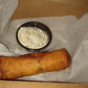 Festival of Trees - Bison cheesesteak egg roll with jalapeno ranch sauce ($9 for 2) - Festivals Near Me - Indianapolis, Indiana Festival of Trees - Bison cheesesteak egg roll with jalapeno ranch sauce ($9 for 2) - Festivals Near Me - Indianapolis, Indiana