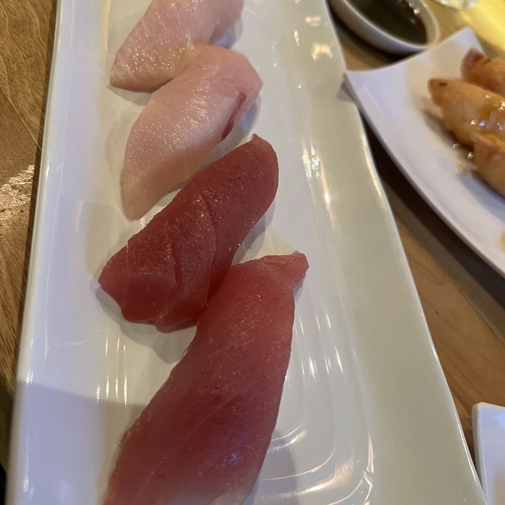 Sushi Sen - Yellowtail and tuna Nigiri - Sushi Bars Near Me - Scottsdale, Arizona Sushi Sen - Yellowtail and tuna Nigiri - Sushi Bars Near Me - Scottsdale, Arizona