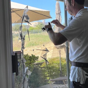 Advanced Solar Technologies - Getting the bubbles out of the tint - Home Window Tinting Near Me - San Diego, California