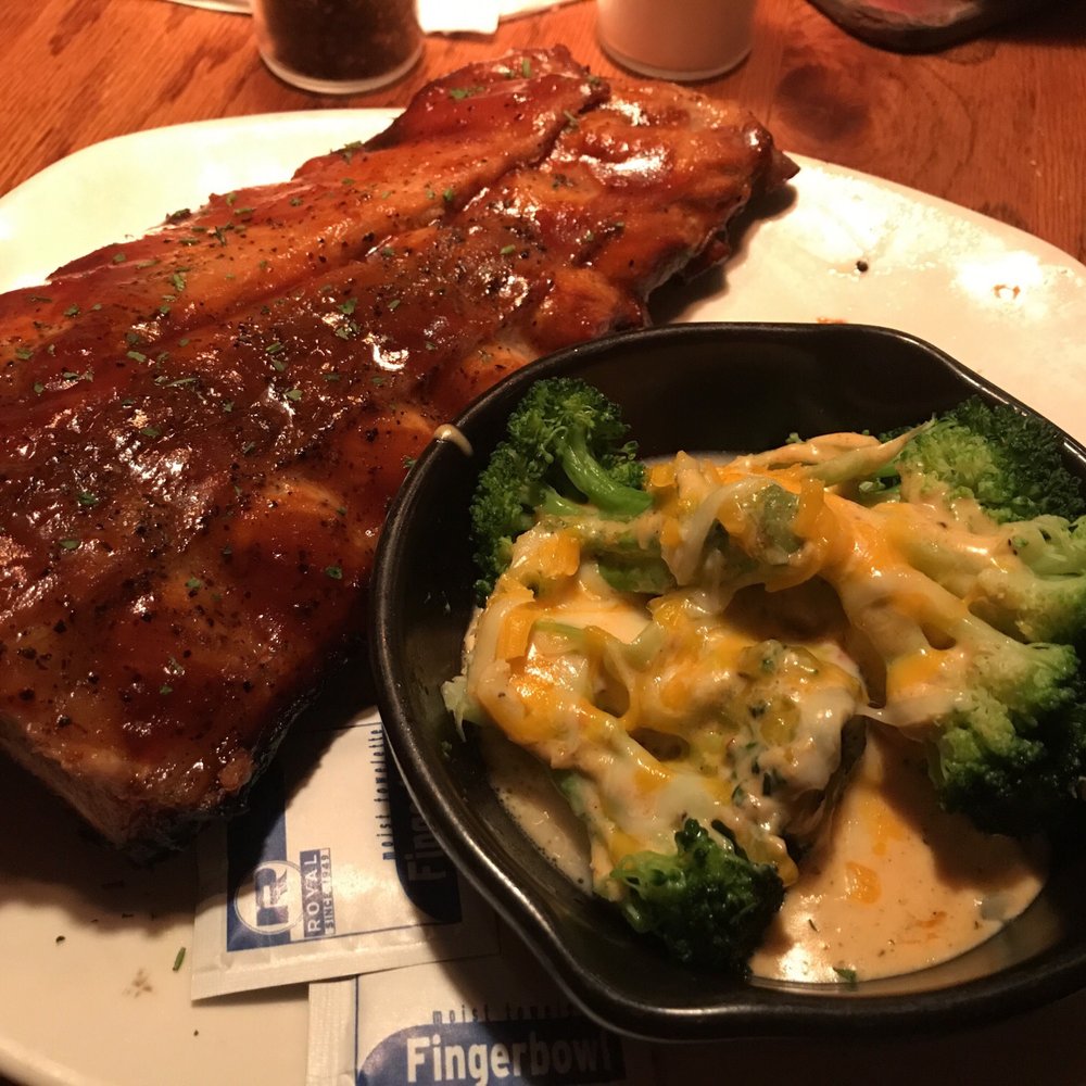 Outback Steakhouse - Yes.... Yes baby back ribs & Broccoli - Steakhouses Near Me - Memphis, Tennessee Outback Steakhouse - Yes.... Yes baby back ribs & Broccoli - Steakhouses Near Me - Memphis, Tennessee