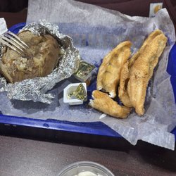 Double Barrel Bar And Grill - 1/2 lb perch dinner