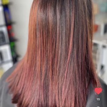Salon Essence - Beautiful violet color and Kérastase treatment - Hair Salons Near Me - Belmont, California