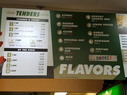Menu photo 2 Wingstop Miami, FL