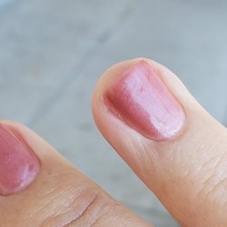 First Nails - Polish bubbled shortly after leaving.
