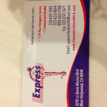 Express Locksmith - If you ever need a locksmith this is the best one in town :) - Keys & Locksmiths Near Me - West Hollywood, California