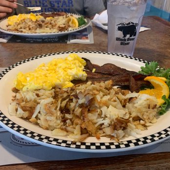 Black Bear Diner Beaumont - Hash browns, bacon, scrambled eggs - Diners Near Me - Beaumont, Texas