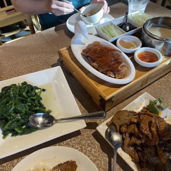 Bamboo House Austin - Snow pea leaves, half duck, and husband and wife lung (spicy beef slices) - Chinese Near Me - Austin, Texas Bamboo House Austin - Snow pea leaves, half duck, and husband and wife lung (spicy beef slices) - Chinese Near Me - Austin, Texas