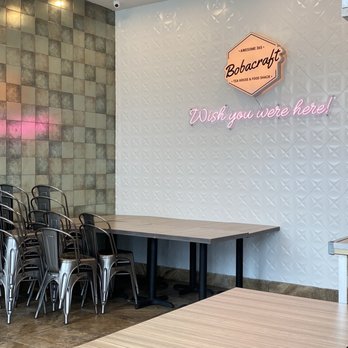 Bobacraft Cafe - Imagine it was a cute place to dine in pre covid - Bubble Tea Near Me - Alhambra, California