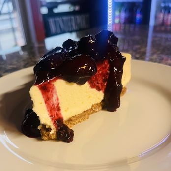 Winterport Pizza - Lemon Cheesecake With Blueberry Sauce - Pizza Near Me - Winterport, Maine