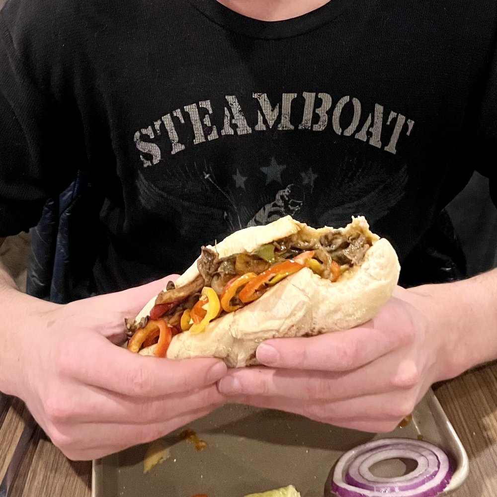 Avo - Vegan Philly Cheesesteak Sandwich - Cocktail Bars Near Me - Nashville, Tennessee